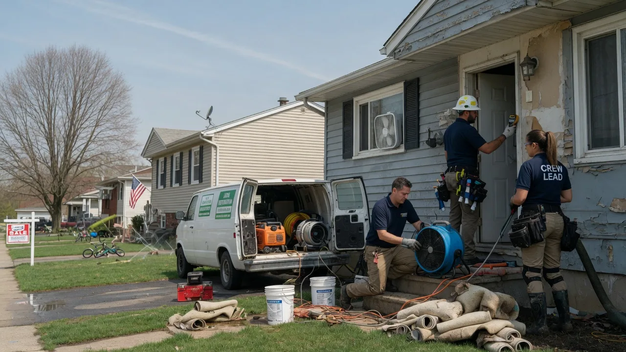 Flood Cleanup in Worthville, PA near me