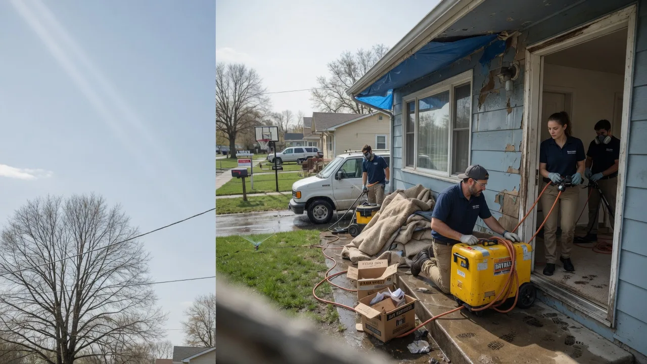 Basement Flood Cleanup in Worthville, PA near me